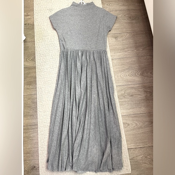 Mango Dresses & Skirts - Mango mock neck pleated jersey dress